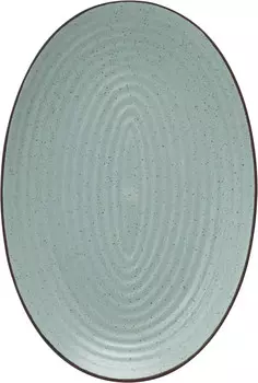 Блюдо Landscape, 21x31 см, зеленый