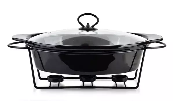 Блюдо Mondex, 28x12x39 см, черный