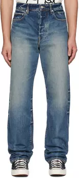 Blue Kenzo Paris Asagao Jeans