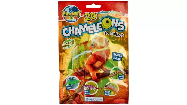 Blue Ocean Меняющие цвет хамелеоны Planet WOW, 1 штука, в ассортименте