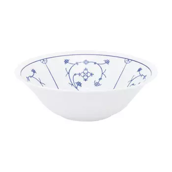 Blue Saks - Индийский синий - Чаша с узором «соломенный цветок» d: 19 см / высота: 6,2 см Kahla, белый синий