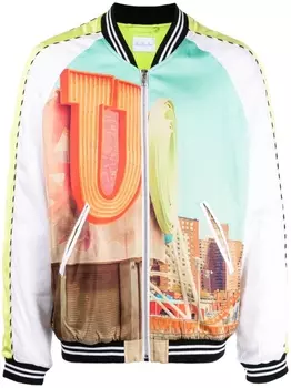 BLUE SKY INN бомбер с графичным принтом, разноцветный