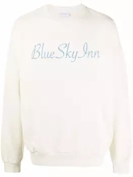 BLUE SKY INN толстовка с вышитым логотипом, нейтральный цвет