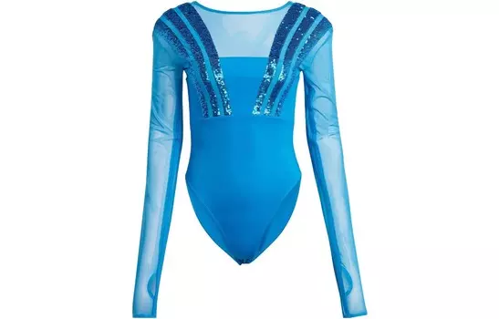 Blue Version Collection Bodysuit женский синий Adidas Originals