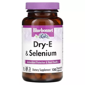 Bluebonnet Nutrition E-400 IU плюс селен, 120 овощных капсул