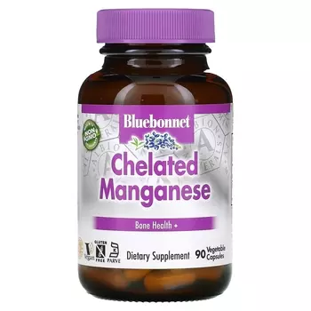 Bluebonnet Nutrition Хелатированный марганец, 90 капсул