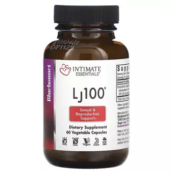 Bluebonnet Nutrition, Intimate Essentials, Lj100, 100 мг, 60 растительных капсул (50 мг на капсулу)