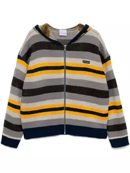 BLUEMARBLE кардиган в полоску, серый