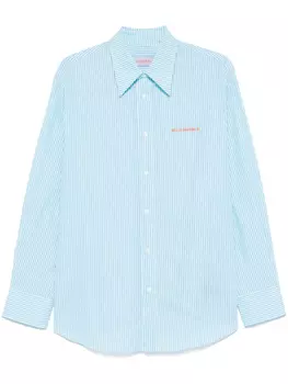 BLUEMARBLE поплиновая рубашка в полоску, синий