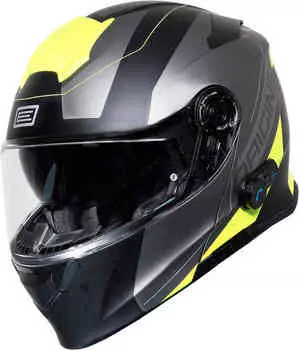 Bluetooth-шлем Delta Spike Origine, черный матовый/флуоресцентный