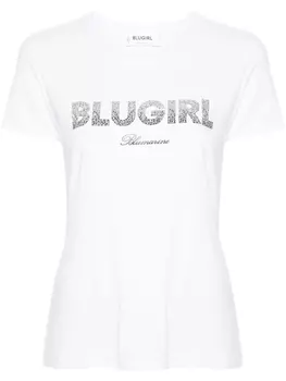 Blugirl футболка с логотипом, белый