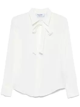 Blugirl креповая рубашка, белый