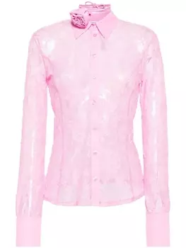 Blugirl кружевная рубашка, розовый