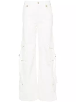 Blugirl прямые брюки средней посадки, белый