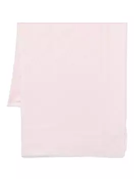 Blugirl шарф с логотипом, розовый