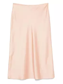 Blumarine атласная юбка миди