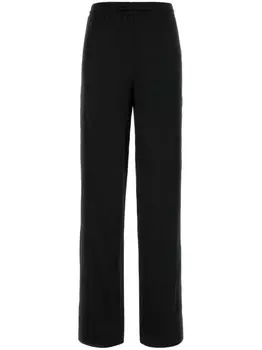 Blumarine атласные джоггеры, черный