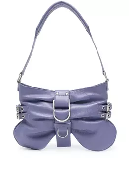Blumarine большая сумка на плечо Butterfly, фиолетовый