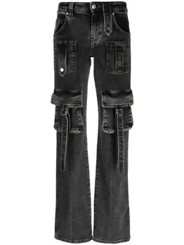 Blumarine брюки карго, серый