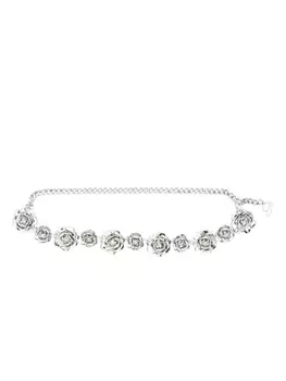 Blumarine цепочный ремень, серебристый