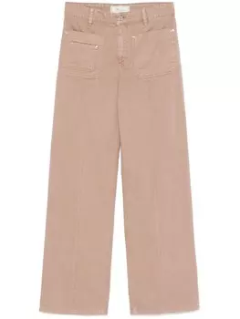 Blumarine джинсы из канваса, коричневый