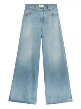 Blumarine джинсы с эффектом потертости, синий