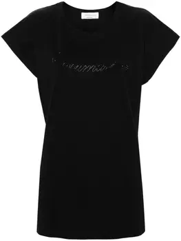 Blumarine футболка с логотипом, черный