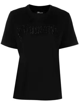 Blumarine футболка с логотипом, черный