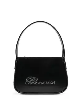 Blumarine кожаная мини-сумка, черный