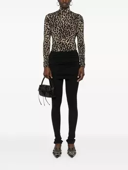 Blumarine легинсы из джерси, черный