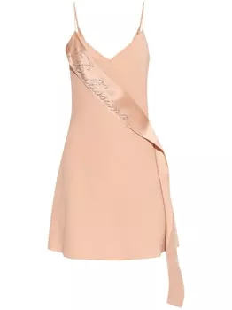 Blumarine платье Petticoat, нейтральный цвет