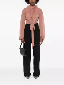 Blumarine прямые брюки, черный