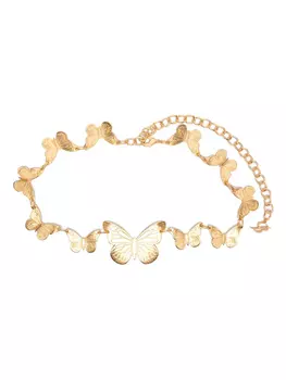 Blumarine ремень с узором, золотой