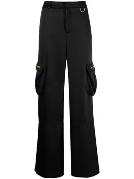 Blumarine широкие брюки карго, черный
