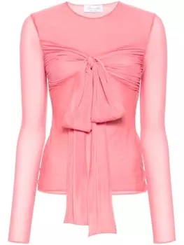 Blumarine топ из джерси, розовый