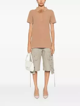 Blumarine топ из вирджинской шерсти, коричневый