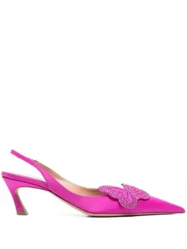 Blumarine туфли с аппликацией, розовый