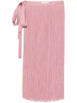 Blumarine юбка мини с бахромой