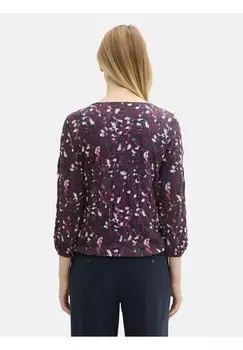 Блуза 3/4 ARM IN OPTIK TOM TAILOR, цвет Berry