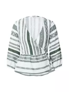 Блуза About You JULIKA, цвет Green/White