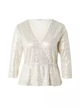 Блуза About You NENA, серебряный