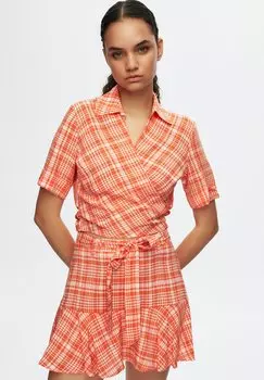 Блуза adL с коротким рукавом, коралловый