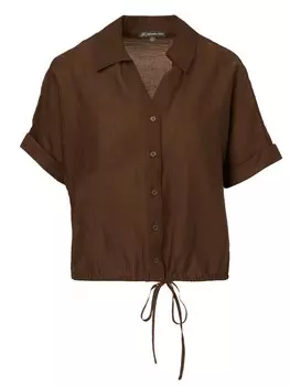 Блуза Adrianna Papell, темно-коричневый