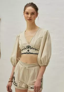 Блуза ALEXIS Guido Maria Kretschmer Collection, бежевый