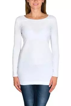 Блуза Alkato Langarmshirt, белый