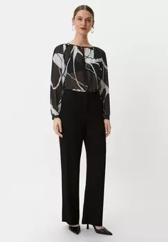 Блуза ALLOVERMUSTER comma, черный