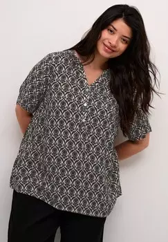 Блуза ALVINA Kaffe Curve, черный