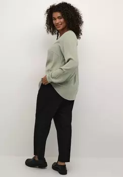 Блуза AMI Kaffe Curve, хаки