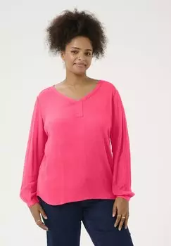 Блуза AMI Kaffe Curve, розовый