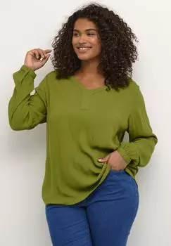 Блуза Ami Ls Kaffe Curve, цвет calla green